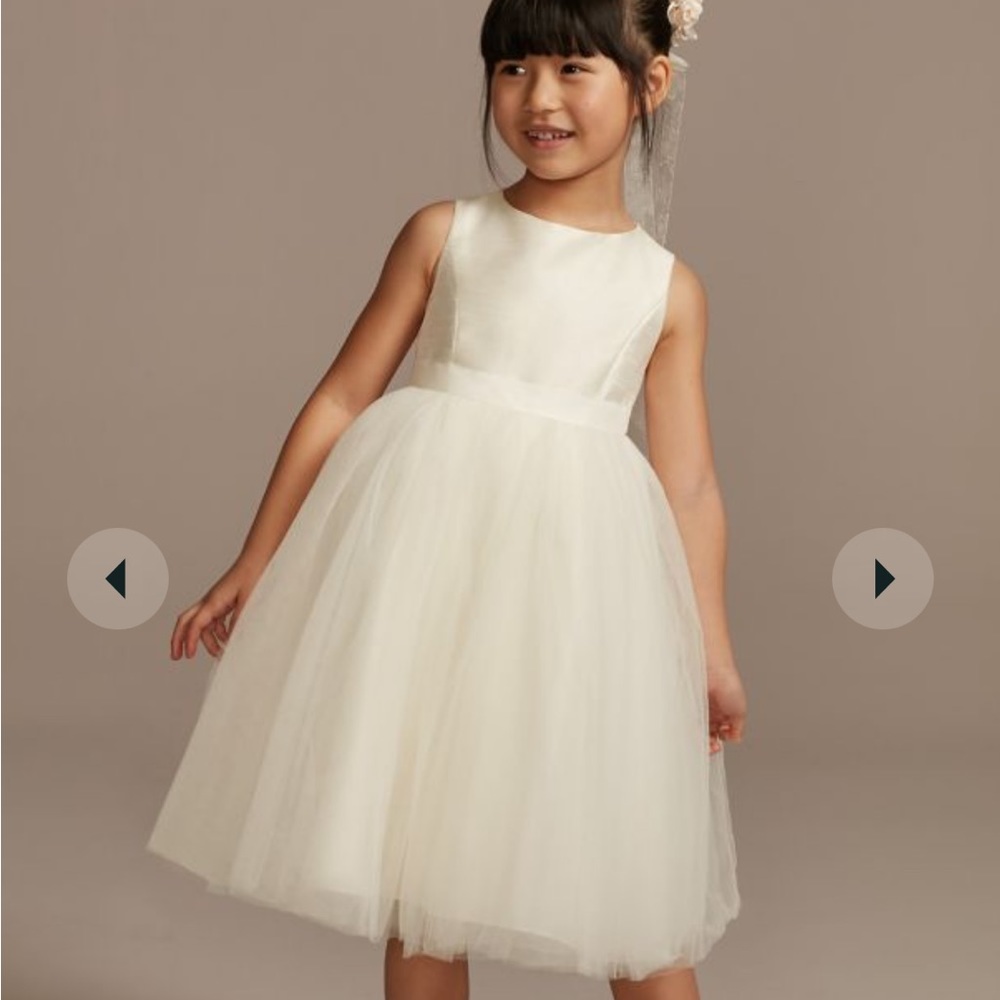 David’s bridal flower girl dress